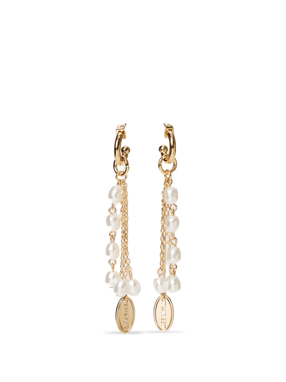 TWINSET chain pearl earrings - Oro