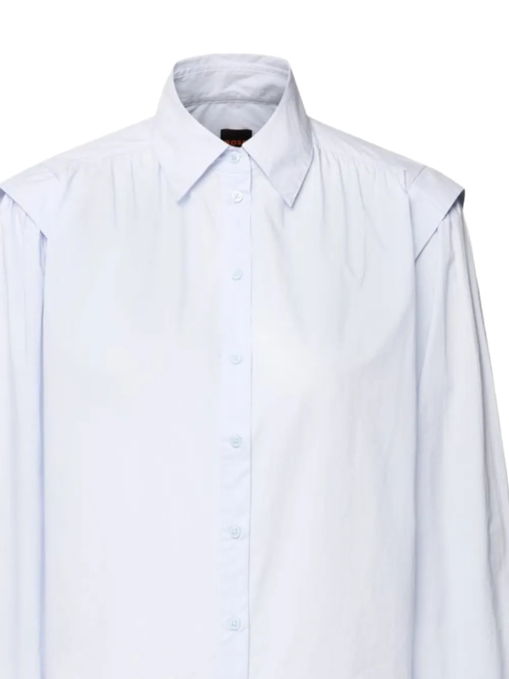  Boss Shoulder-pad Button Shirt - Blue 