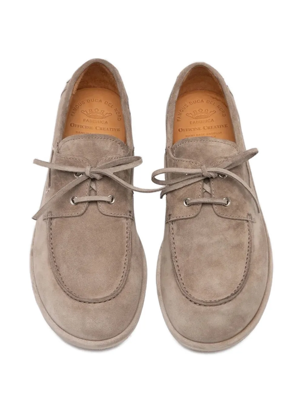 Officine Creative Love 101 suède bootschoenen Beige