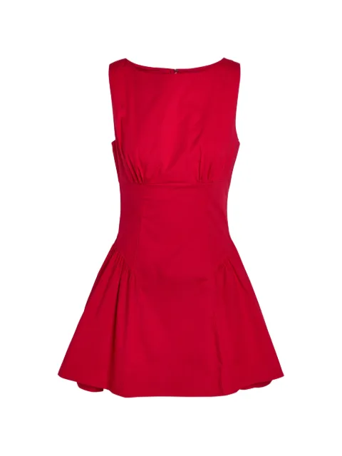 STAUD Gwen gathered mini dress