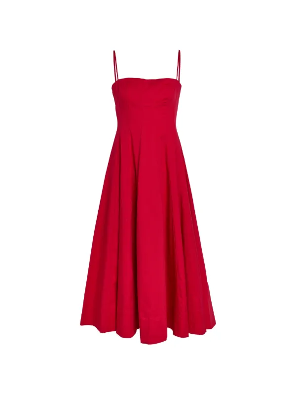 staud midi dress Staud, Gwen Dress in Black, Size 14