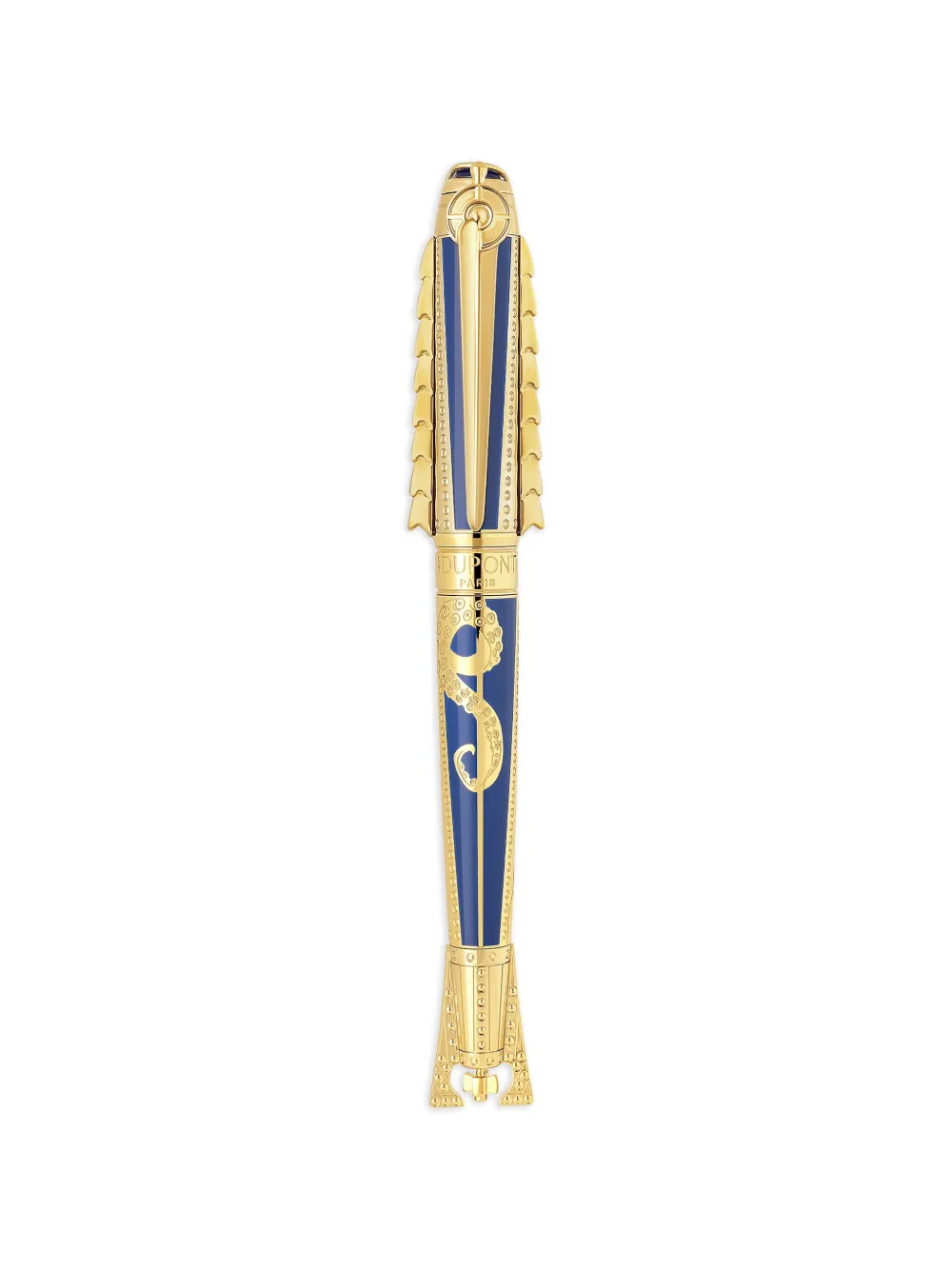  S.t. Dupont Engraved-detail Pen - Gold 