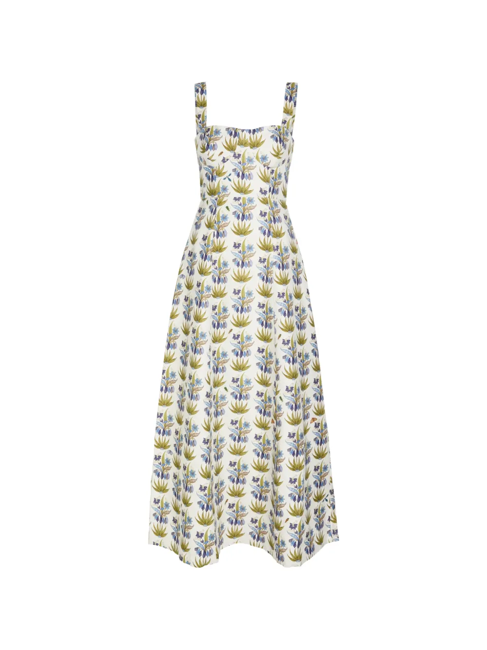 Emporio Sirenuse floral midi dress - Bianco