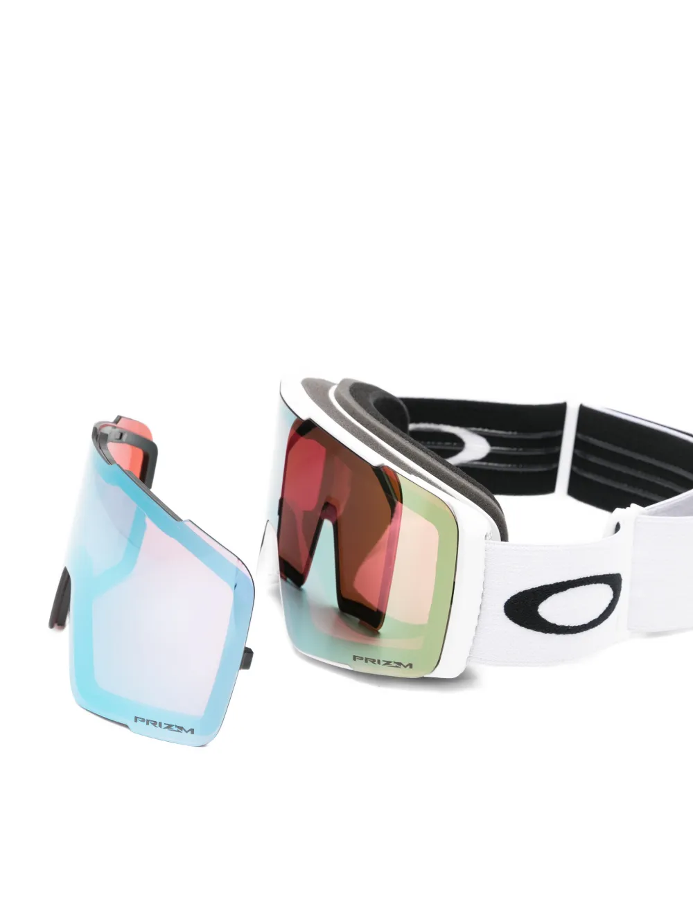  Oakley Line Miner Pro L Ski Goggles - White 