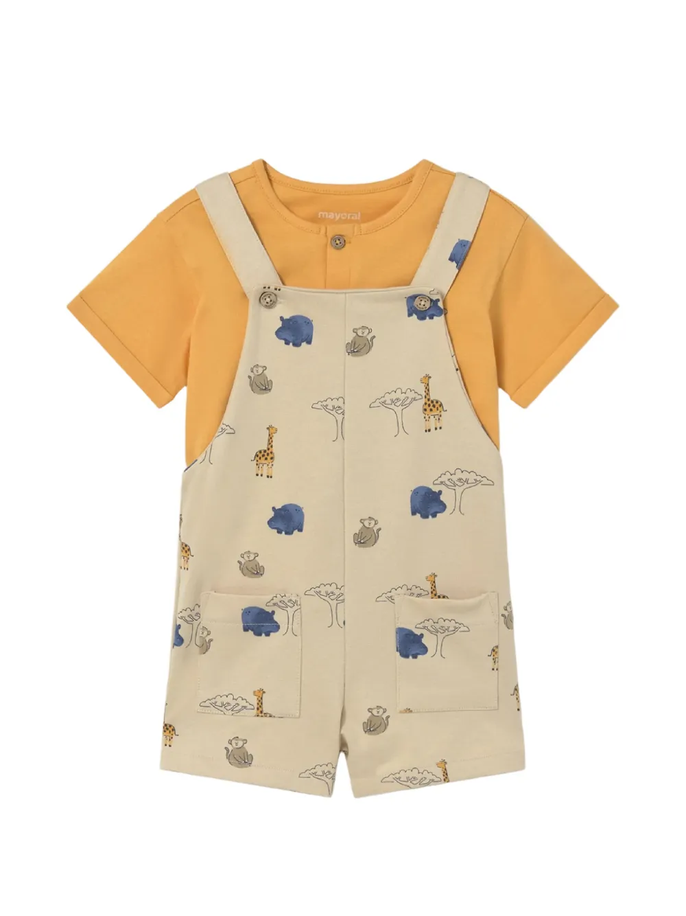 Mayoral printed playsuit set - Toni neutri