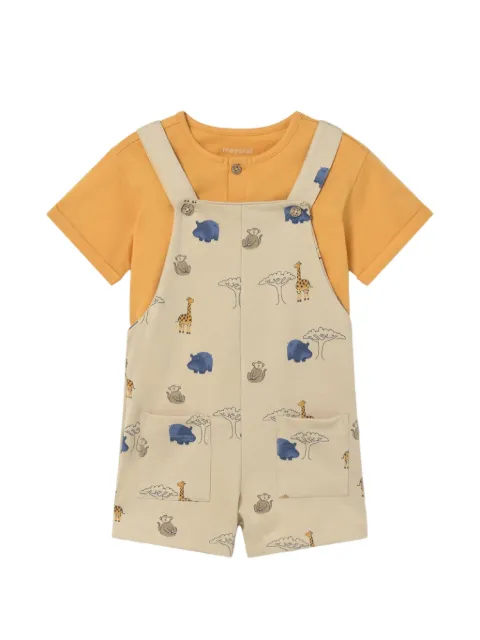 Mayoral set jumpsuit corto estampado