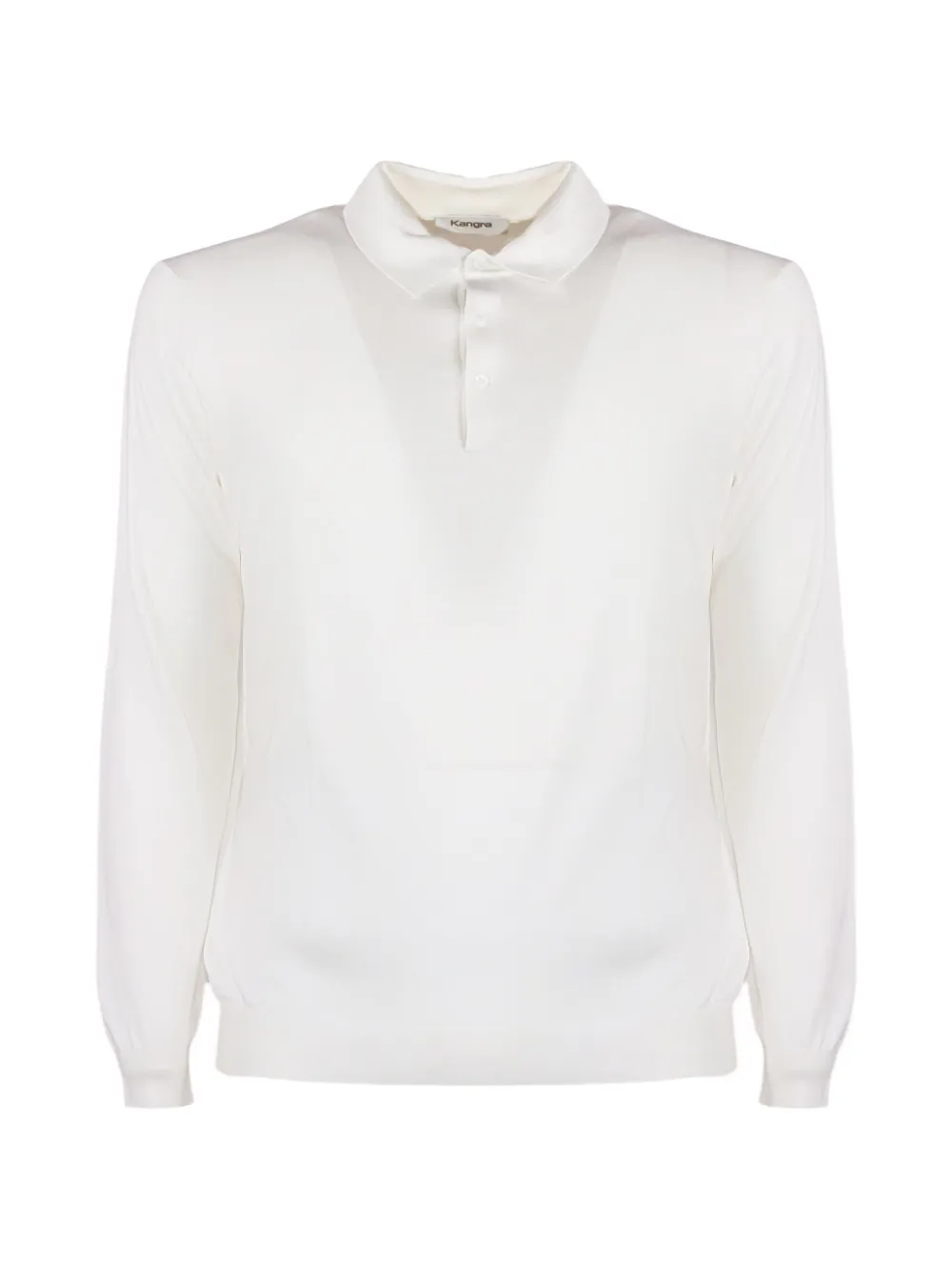Kangra long-sleeve polo shirt - Bianco