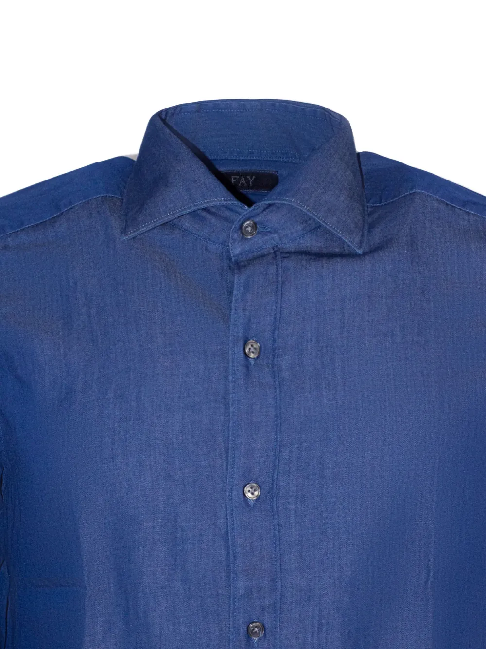 Fay Denim overhemd Blauw