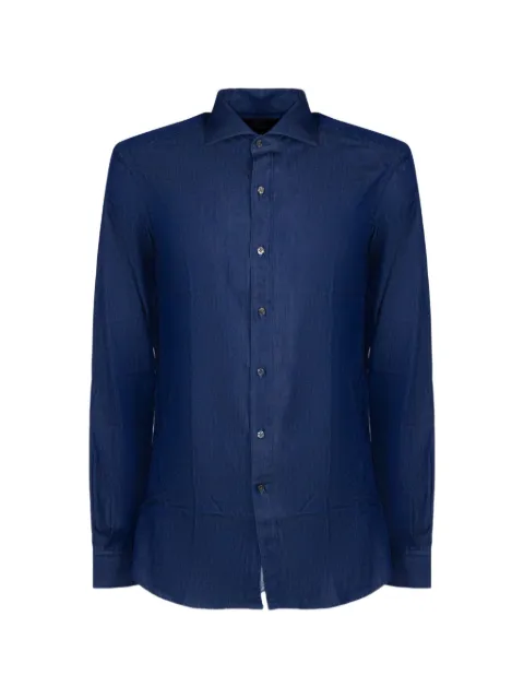 Fay buttoned denim shirt