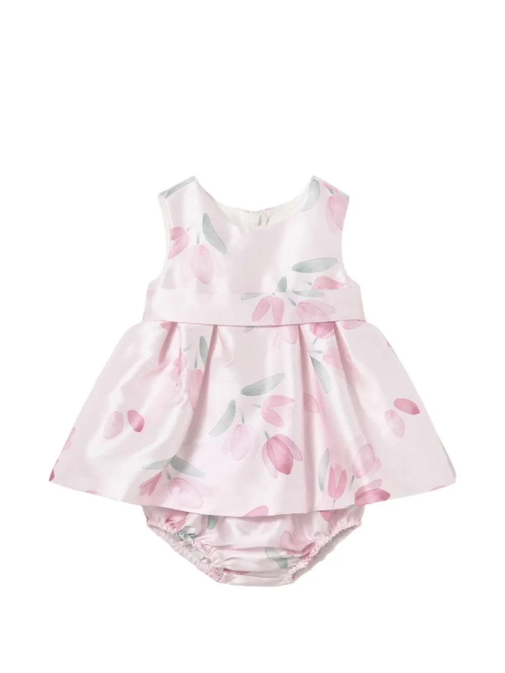Mayoral Set abito e slip a fiori - Rosa