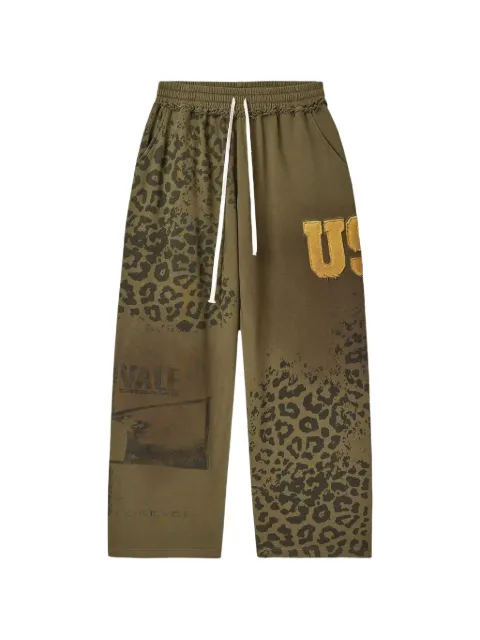Vale Safari animal-print track pants