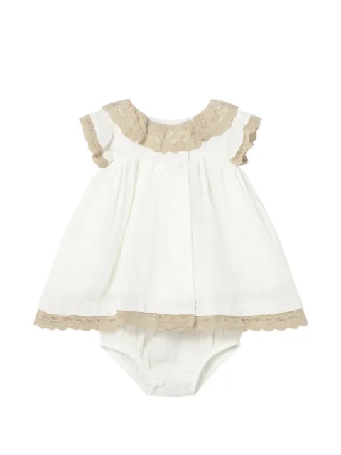 Mayoral set de vestido con ribete de encaje