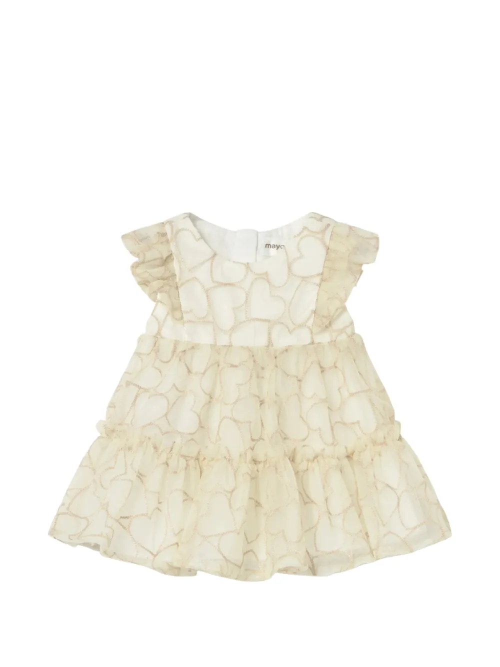 Mayoral Abito con stampa cuore - Toni neutri