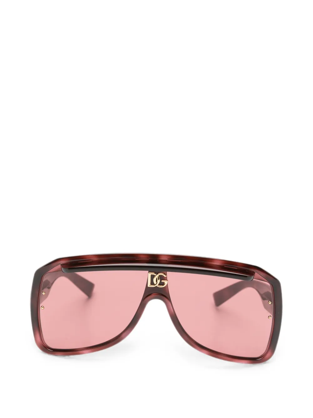 Dolce & Gabbana Eyewear logo-detail sunglasses - Rosa