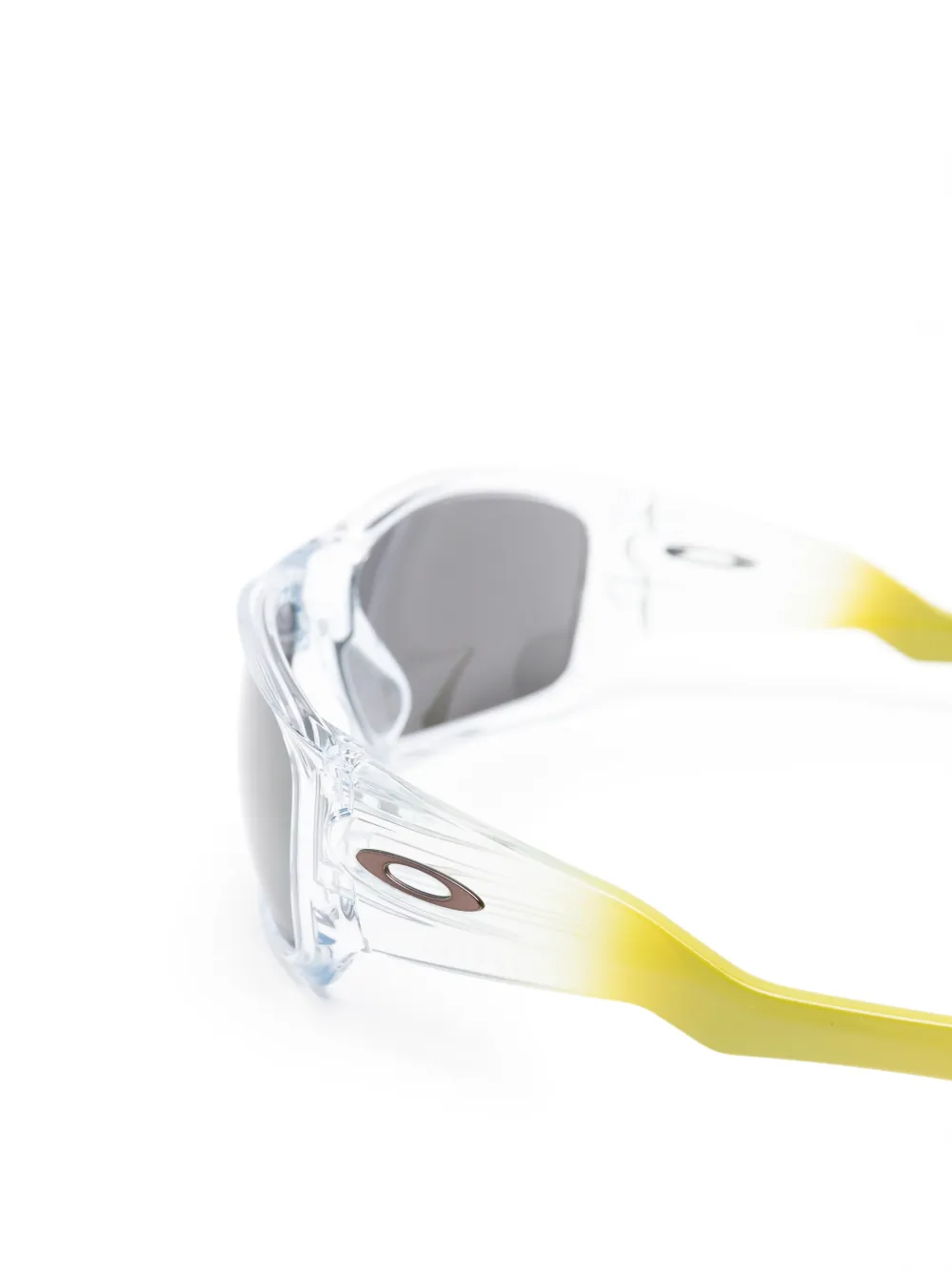 Oakley Zonnebril met rechthoekig montuur Wit