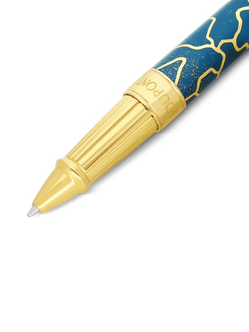 S.t. Dupont Rollerball Pattern Pen - Blue 