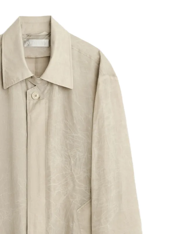 OUR LEGACY Cloak Oversized Coat | Grey | FARFETCH