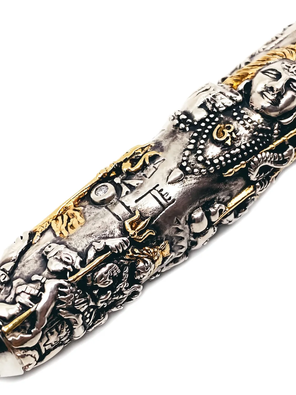  Caran D'ache Shiva Solid Silver Fountain Pen 