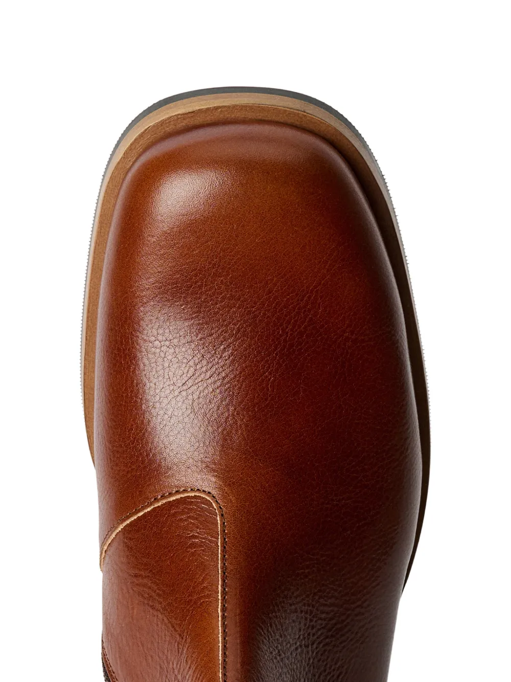 OUR LEGACY Camion leren Chelsea laarzen Bruin