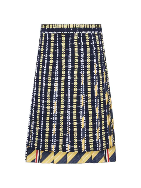 Thom Browne stripe pleated skirt
