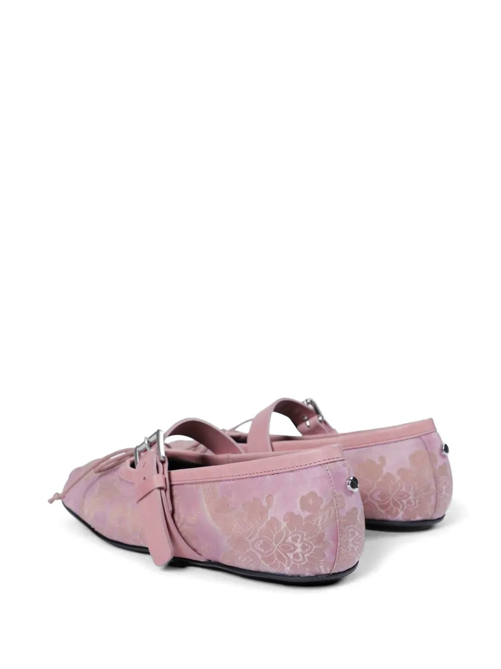 Ann Demeulemeester Zoey ballerina's met gesp Roze