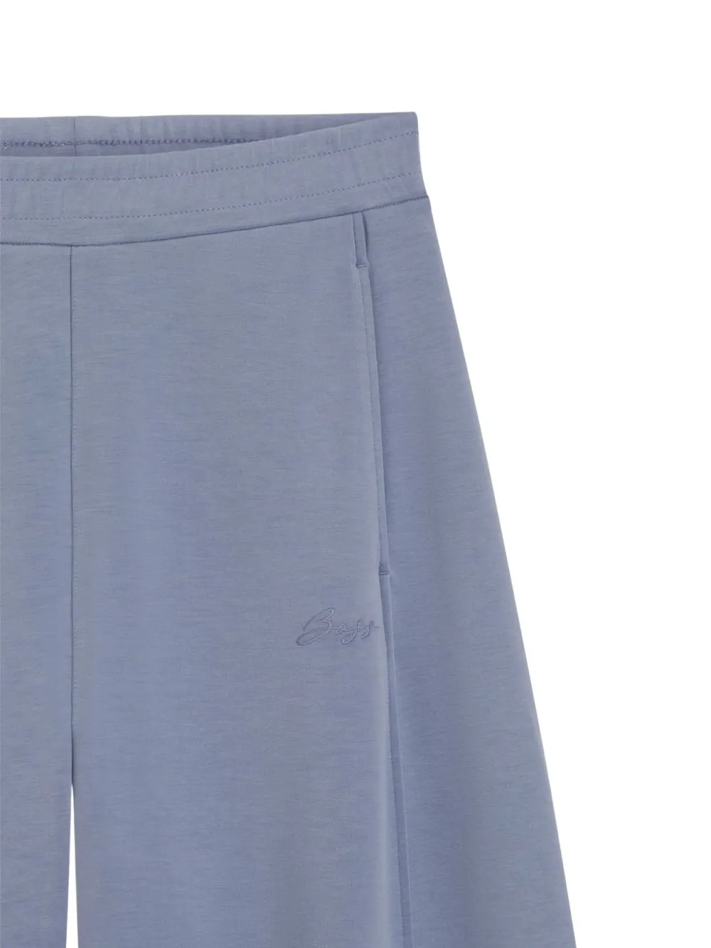 BOSS Trainingsbroek met geborduurd logo en ballonpasvorm Blauw