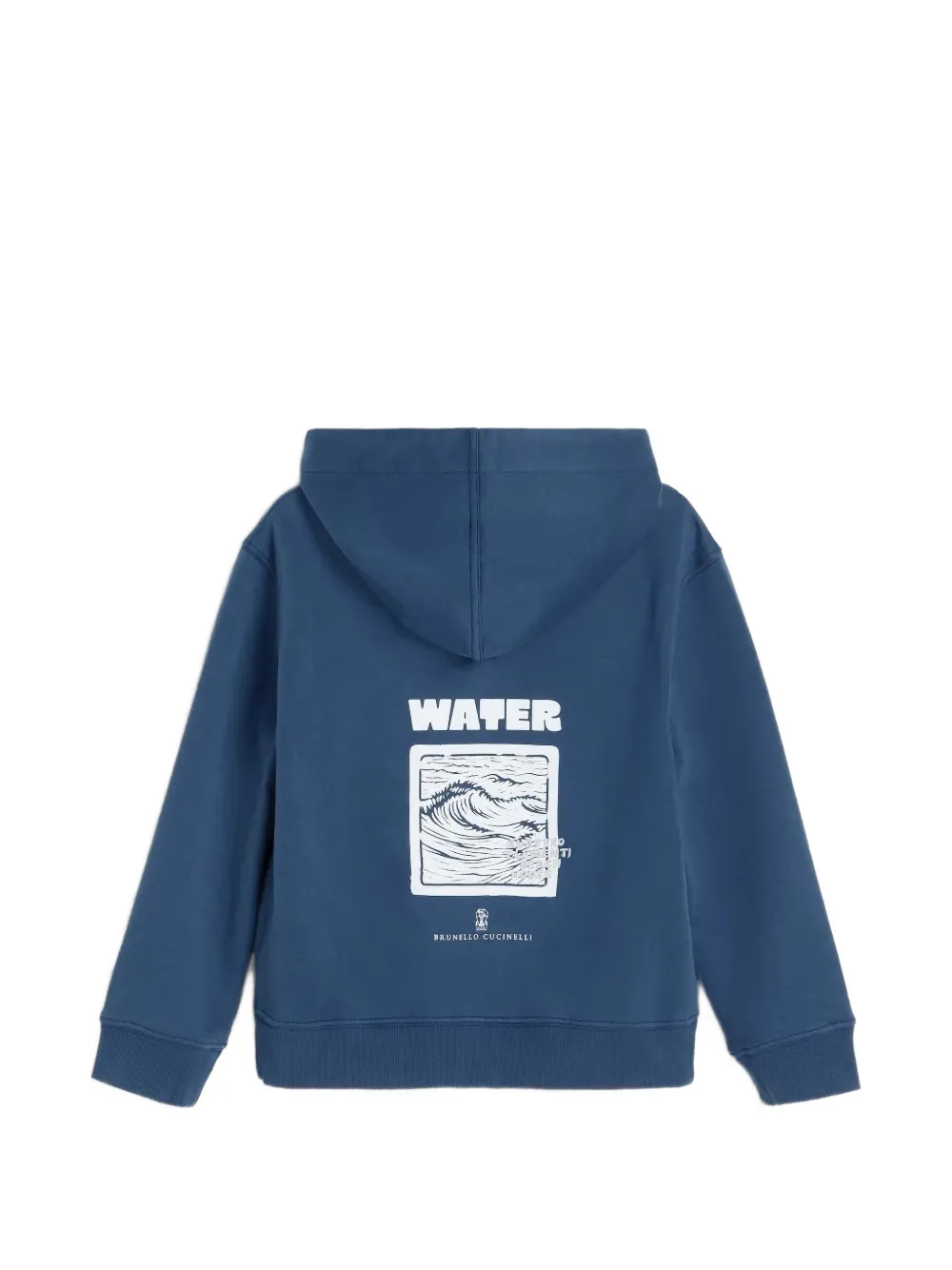 Brunello Cucinelli Kids Hoodie Blauw