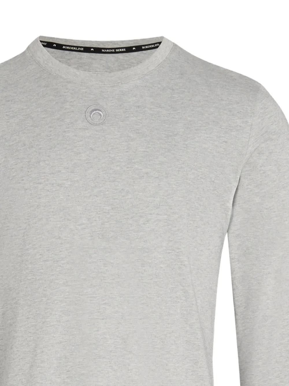 Marine Serre T-shirt met Moon-borduurwerk Grijs