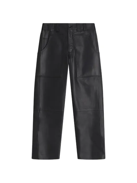 Belstaff patch pocket leather trousers
