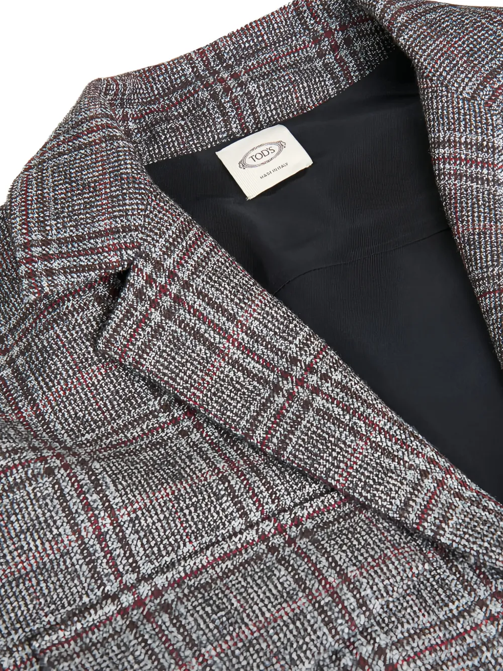  Tod's Checked Jumpsuit - Grey 