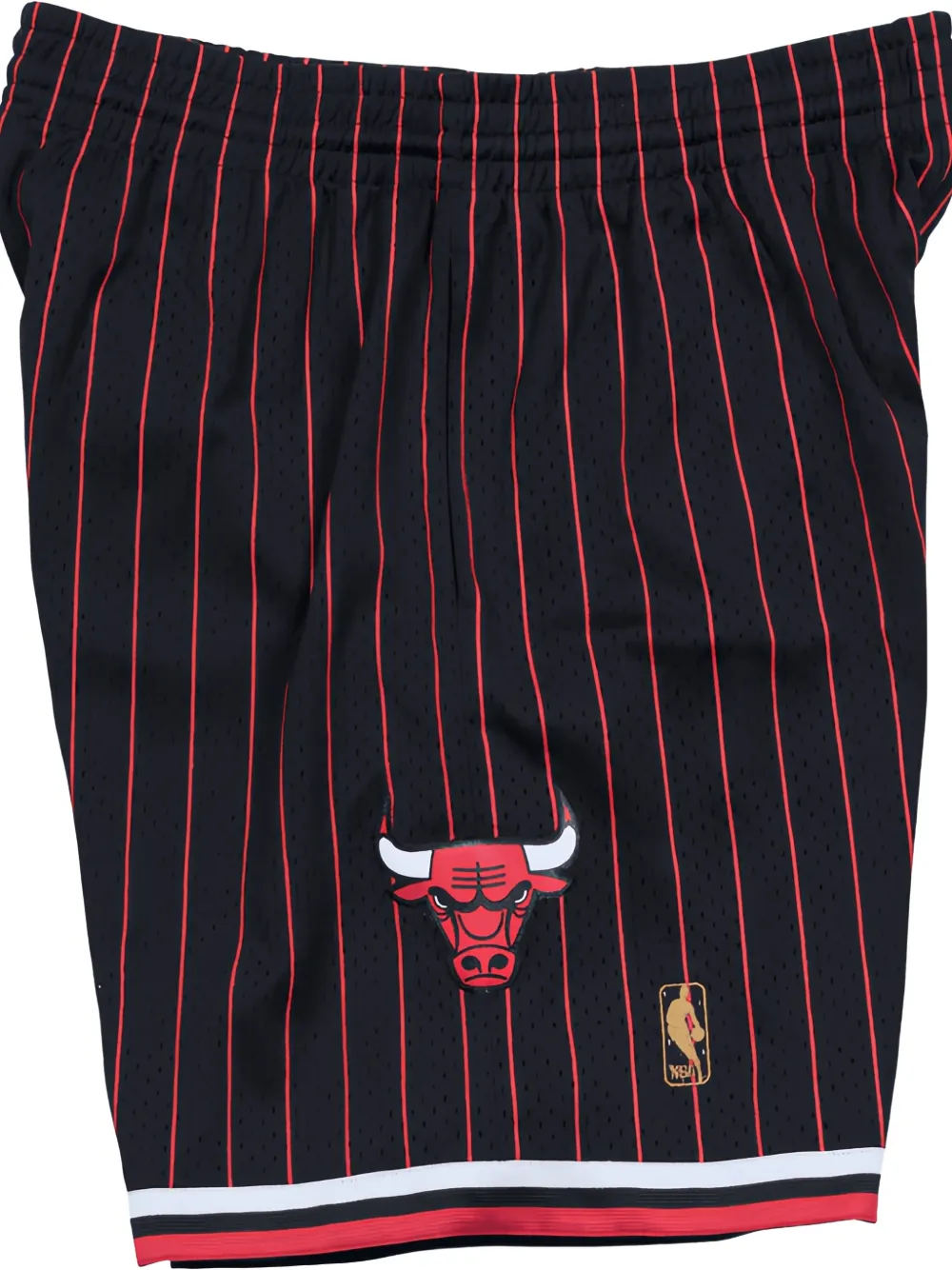 Mitchell & Ness Gestreepte shorts Zwart