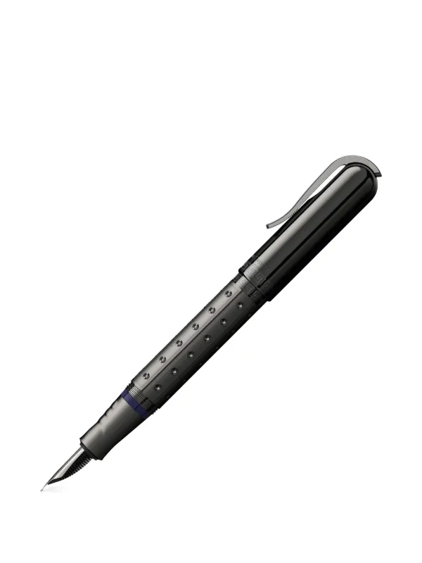 Graf von Faber-Castell 万年筆 ファーバーカステル 万年筆 クラシックコレクション エボニー プラチナ