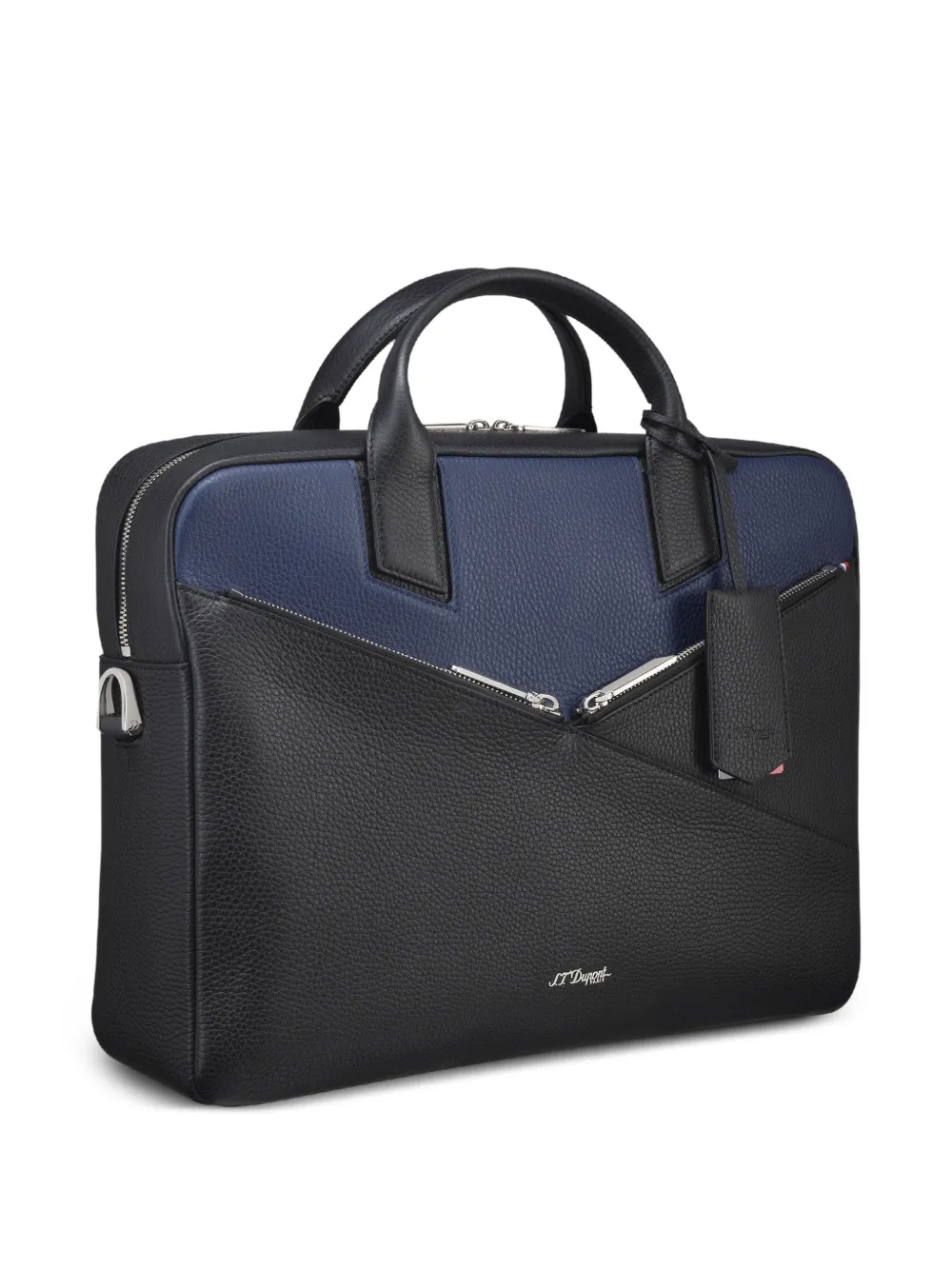  S.t. Dupont Neo Capsule Grained-leather Briefcase - Black 