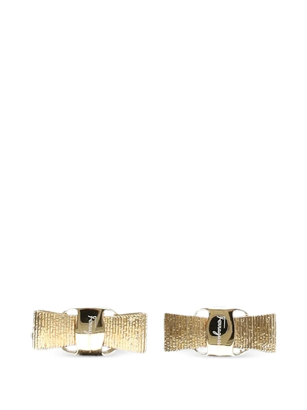 Ferragamo Vara bow earrings - Oro