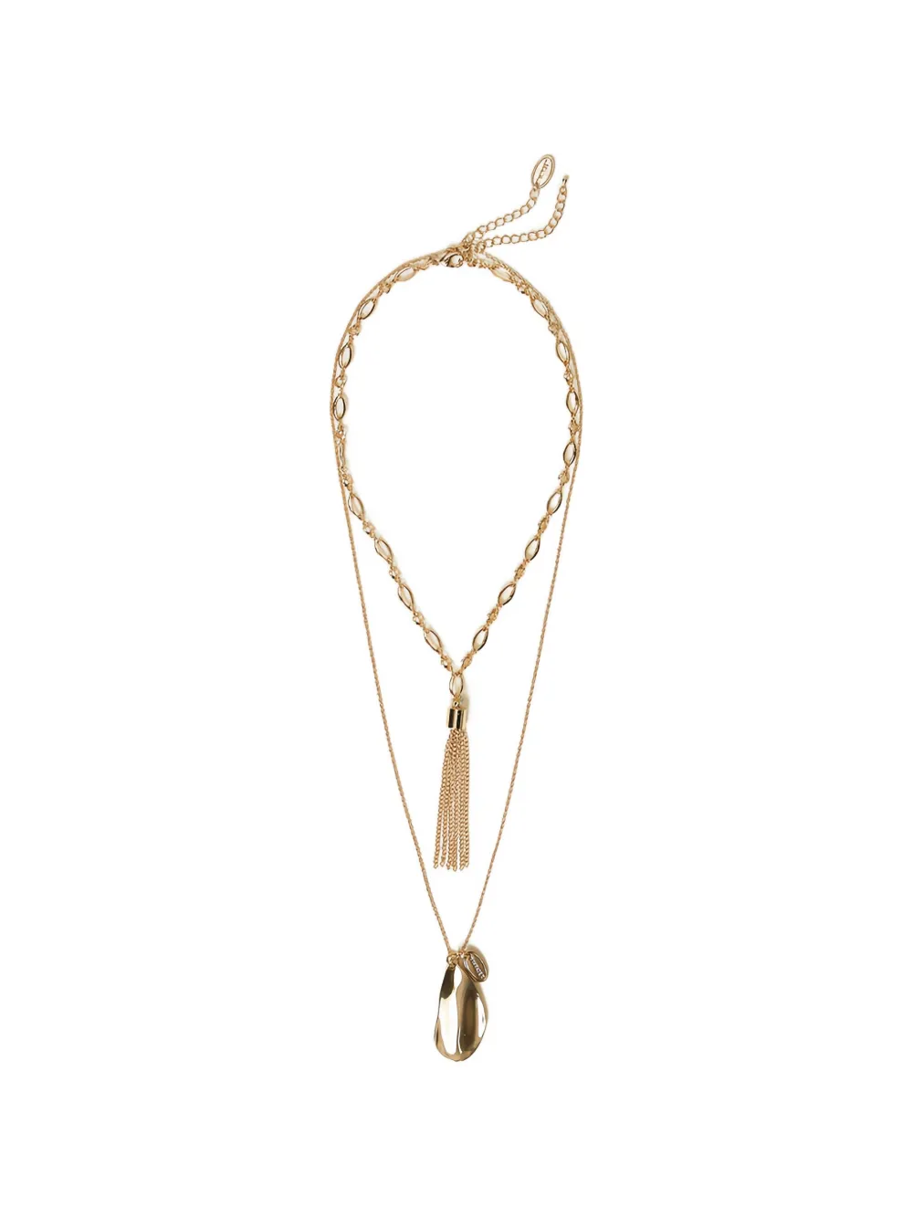 TWINSET tassel layered necklace - Gold