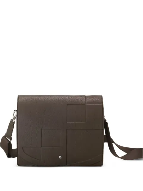 Graf von Faber-Castell embossed messenger bag