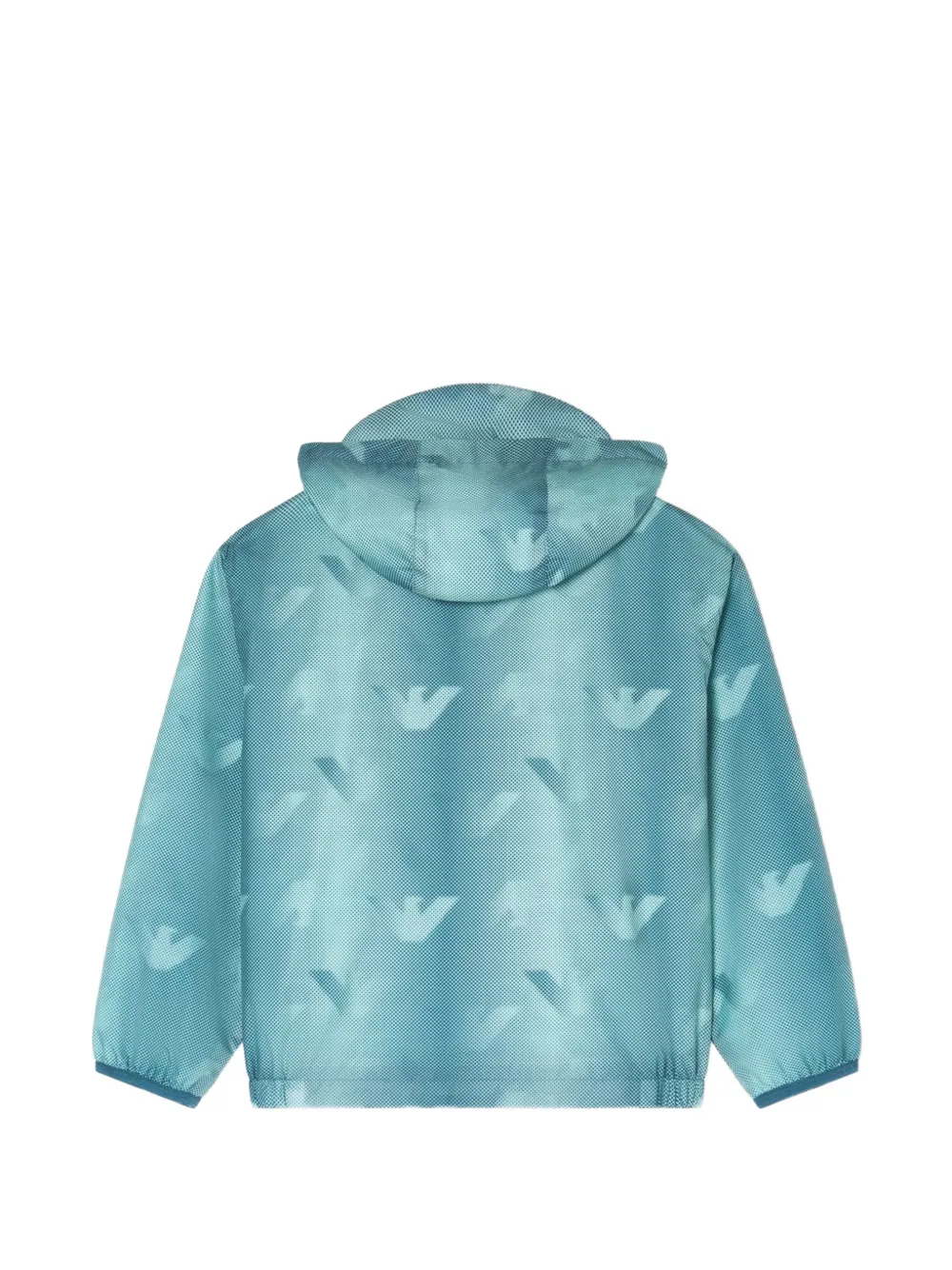 Emporio Armani Kids Jas met capuchon Blauw
