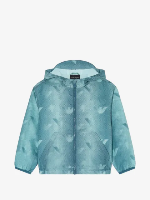 Emporio Armani Kids Jas met capuchon