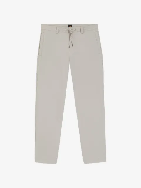 BOSS drawstring-waist chino trousers