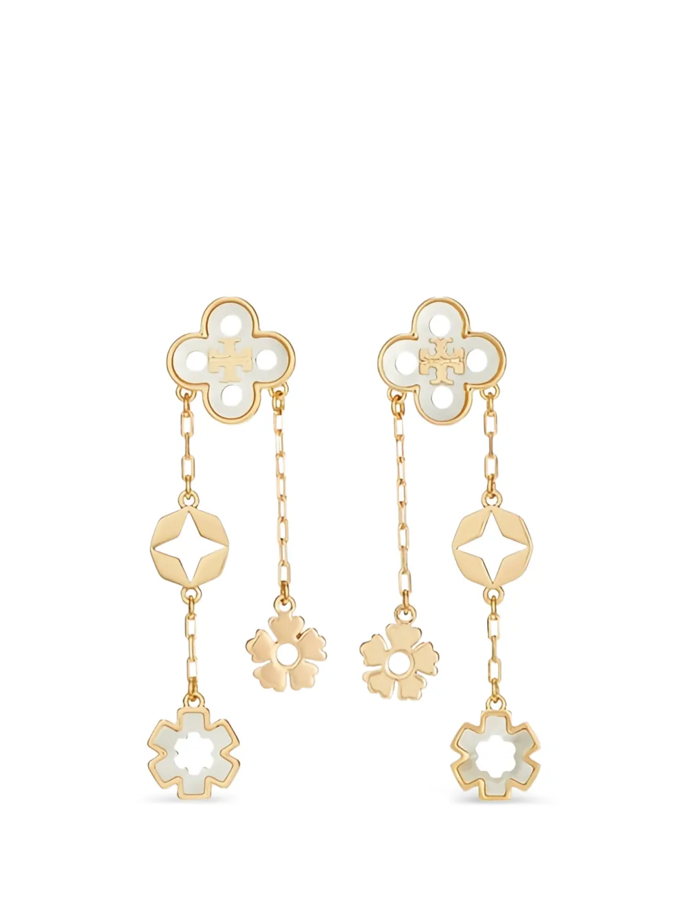 Tory Burch Forget Me Not earrings - Gold