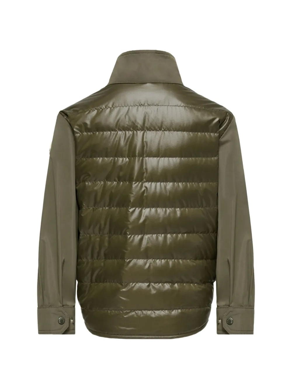  Moncler Enfant Kutlat Quilted Buttoned Jacket - Green 