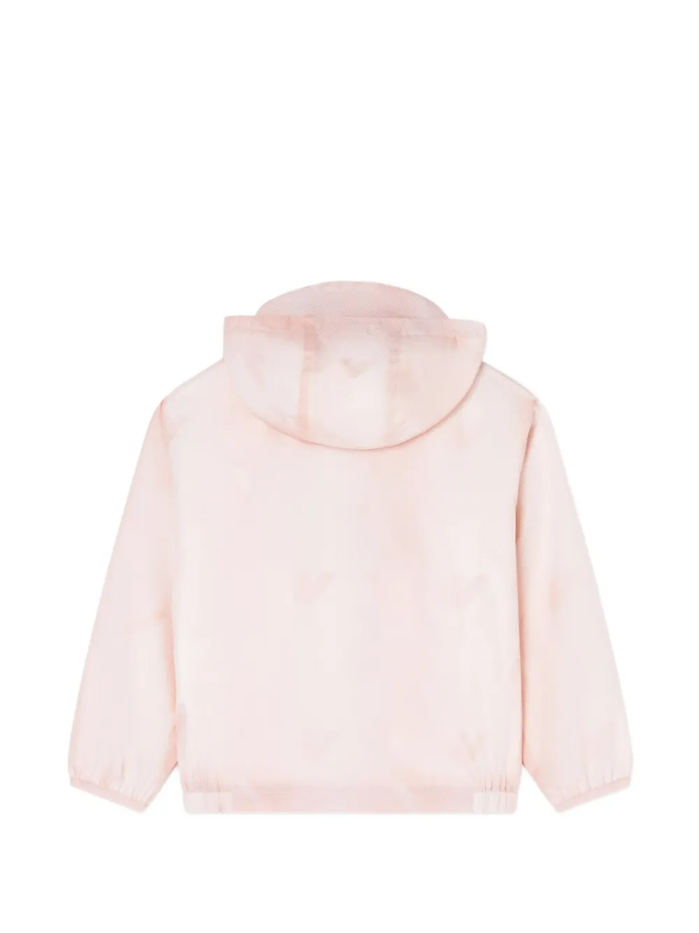 Emporio Armani Kids Jack met capuchon en rits Roze