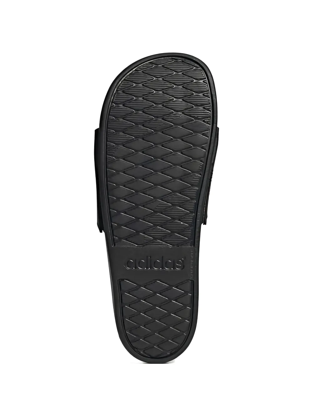 adidas Adilette AMG Petronas geperforeerde slippers Zwart