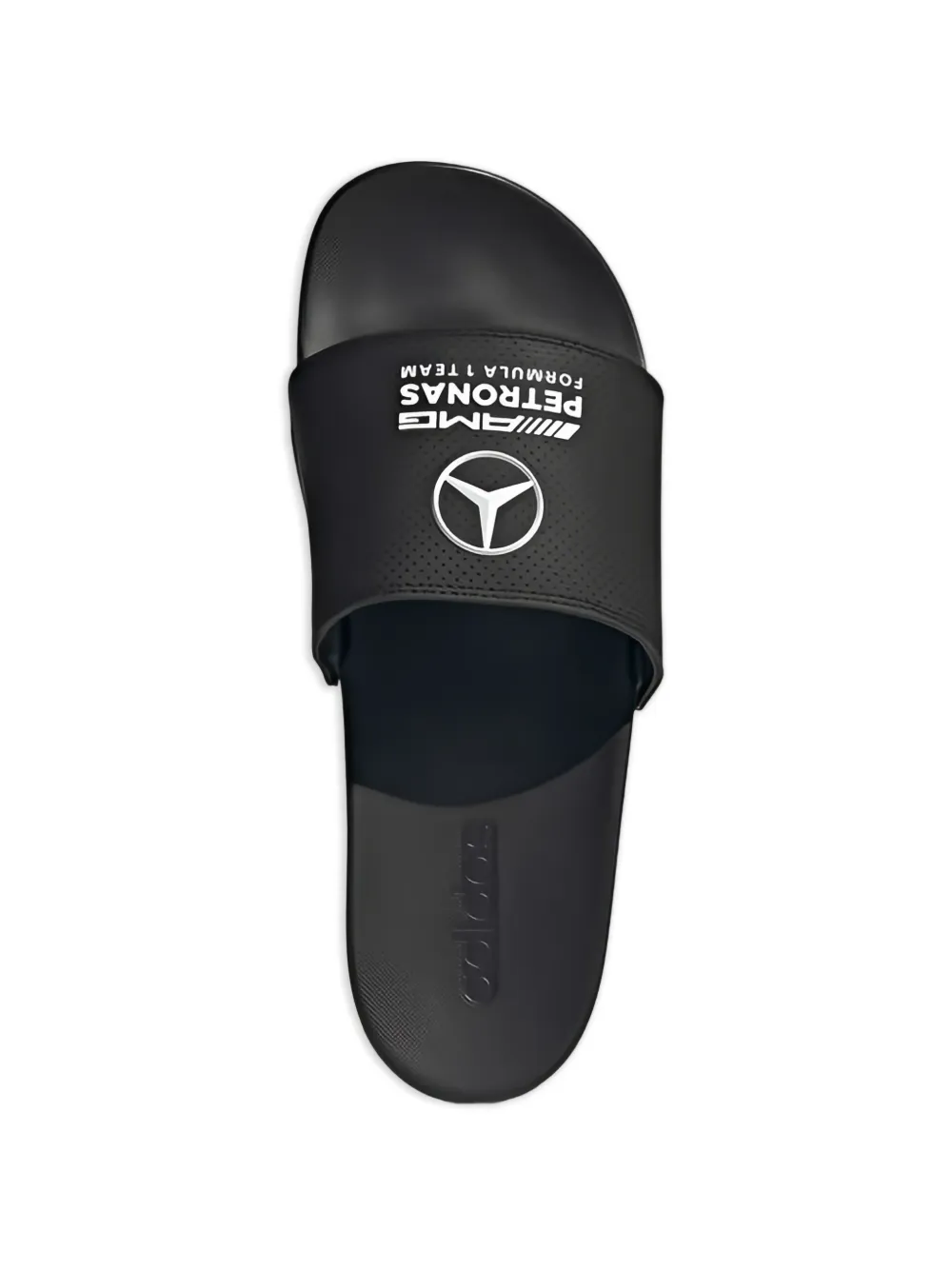 adidas Adilette AMG Petronas geperforeerde slippers Zwart