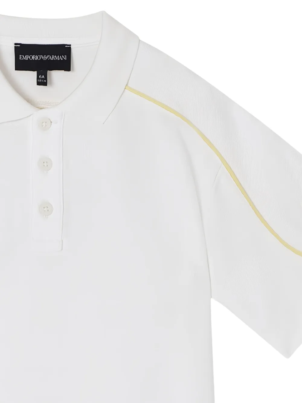 Emporio Armani Kids Poloshirt met applicatie Wit