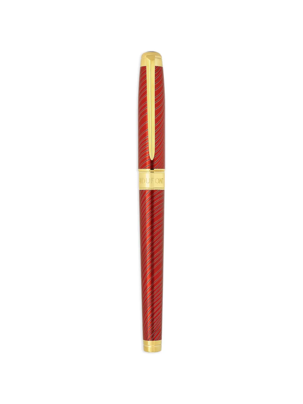  S.t. Dupont Line D Eternity Striped Fountain Pen - Red 