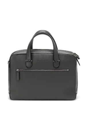 Prada Pasta De Couro Saffiano | Preto | FARFETCH BR
