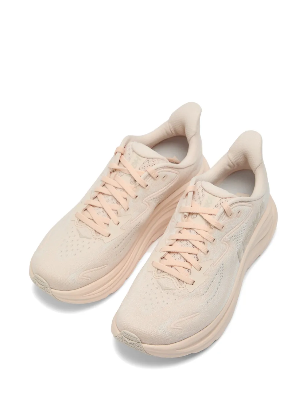 HOKA Chifton 10 sneakers met logo Beige