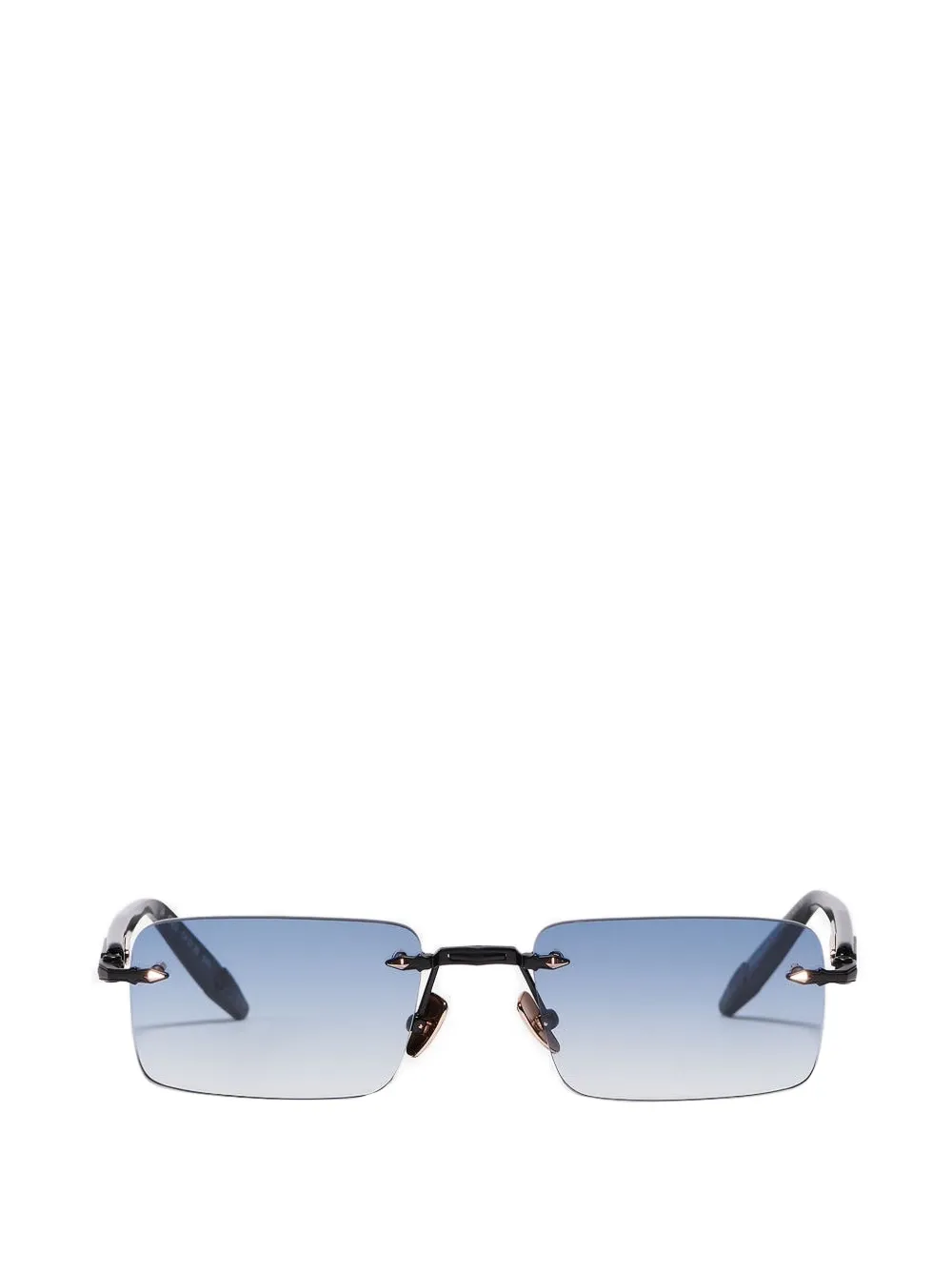 John Dalia rectangle frame sunglasses - Nero
