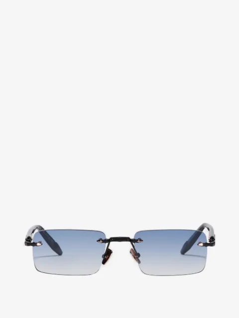 John Dalia lentes de sol con armazón rectangular